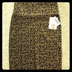 LulaRoe Leopard Cassie Skirt - NWT
